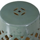 Outsunny 13' x 18' Ceramic Garden Stool with Woven Lattice Design & Glazed Finish