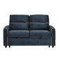 Pull Out Sofa Bed With Adjustable 3 Position Backrest, USB Charging Ports, Side Pockets