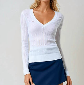 Foreplay Golf - Suéter de golfe de cashmere luxuoso