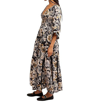 Free People - Vestido longo com estampa floral Bodhi