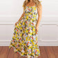 8 Oak Lane - Smocked Tie Top Maxi Dress