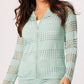 Angel Apparel - Crochet Zip Bomber Jacket