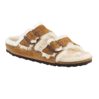 Birkenstock - Women's Arizona Shearling Mink Sandals