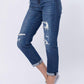 Judy Blue - Thermal Patch Boyfriend Jeans