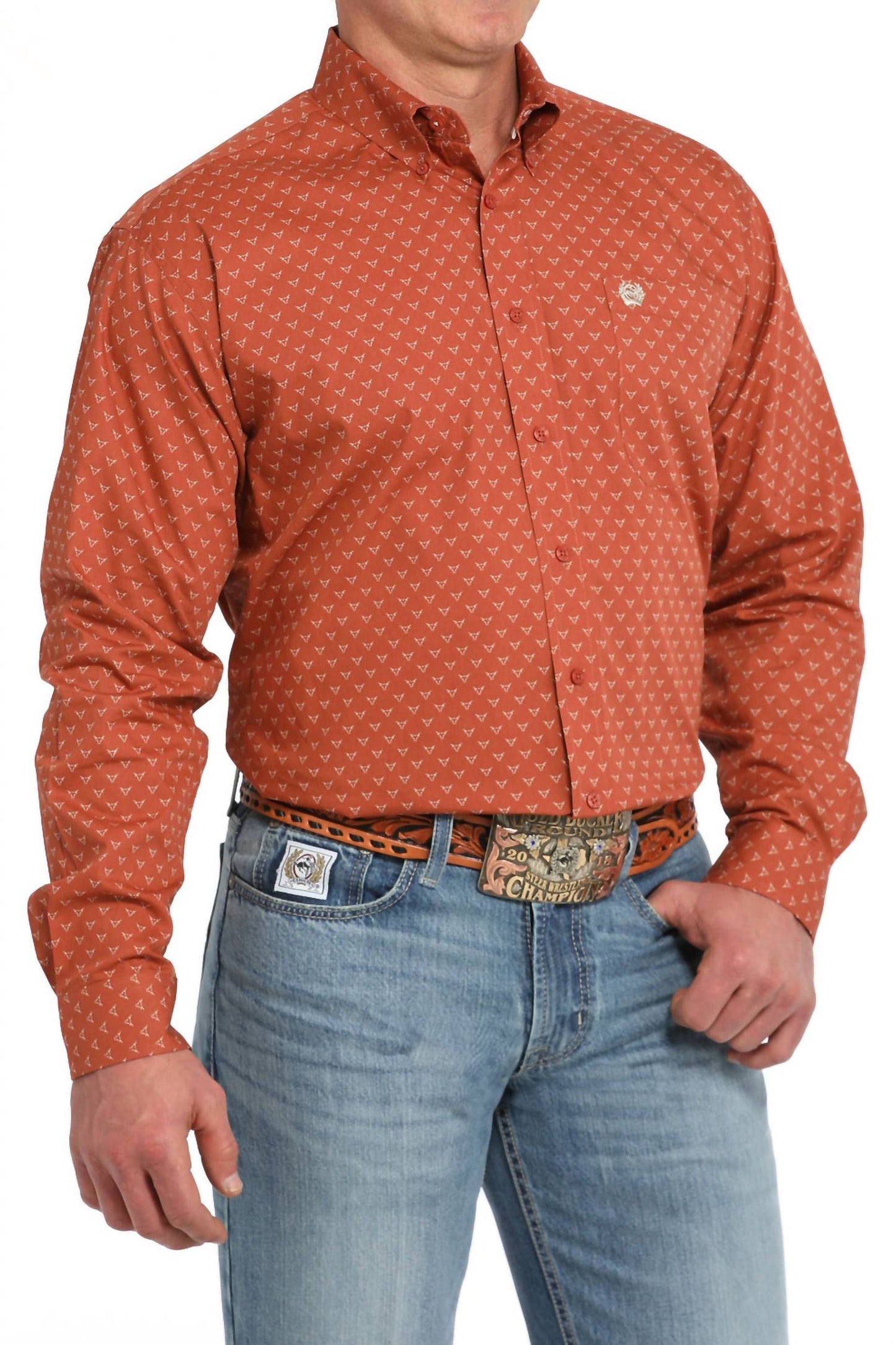 Cinch - Classic Print Button-down Shirt