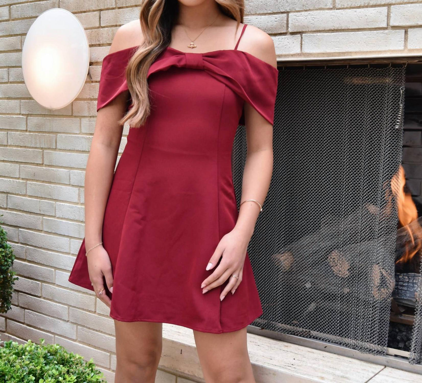 8Apart - Women's Paige Bow Mini Dress