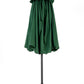 14.8 Ft Double Sided Outdoor Umbrella Rectangular Large with Crank (Dark Green)