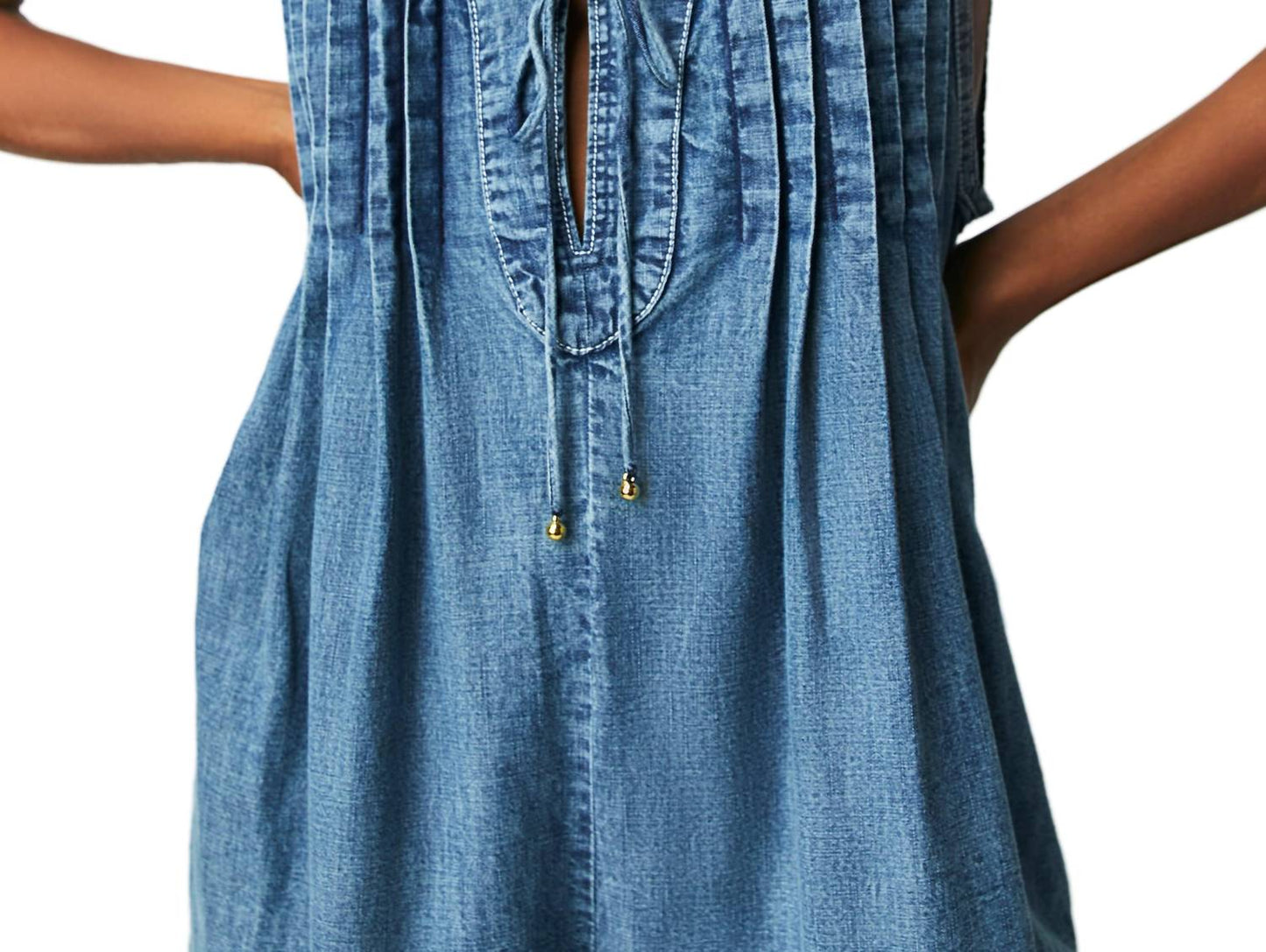 Free People - Webster Denim Romper
