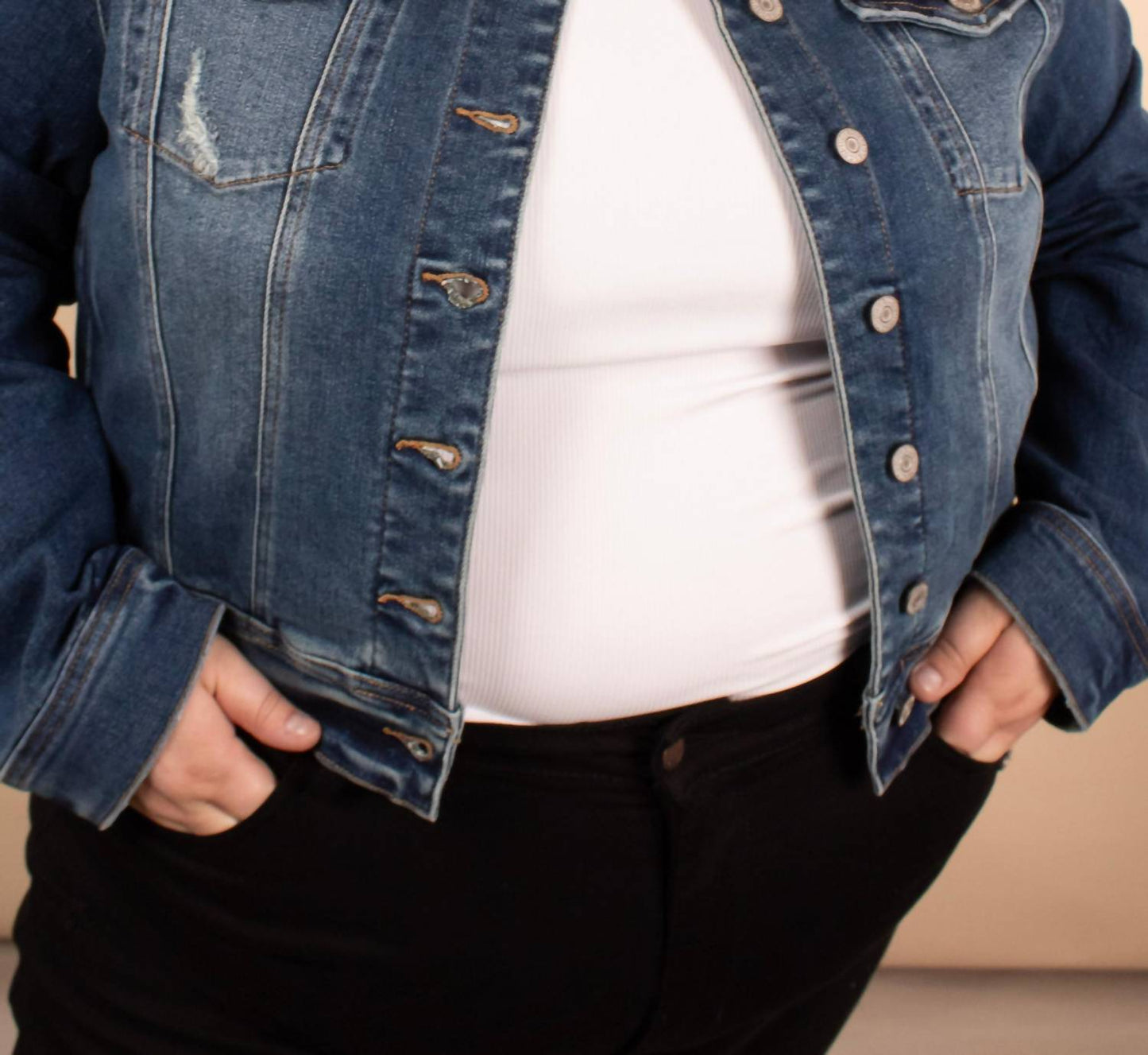 Judy Blue - Classic Denim Button Jacket