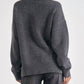 Elan - Mockneck Side Slit Sweater