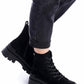 Xti - Women's Suede Lace-Up Booties