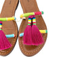 Schutz - Women's Tassels Strappy Flat Sandal