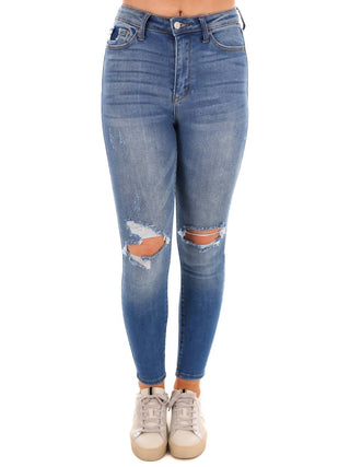 Cello - Calça jeans skinny Born To Run High Rise Destroy