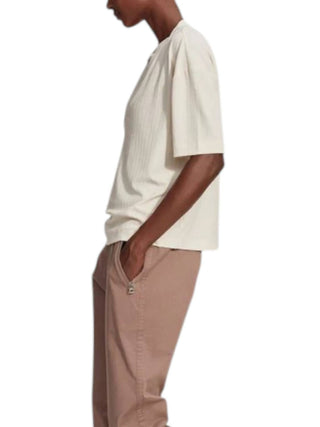 Varley - Kasey Mock Placket Rib Tee