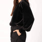 Project Social T - HAZY VELVET LONG SLEEVE TOP