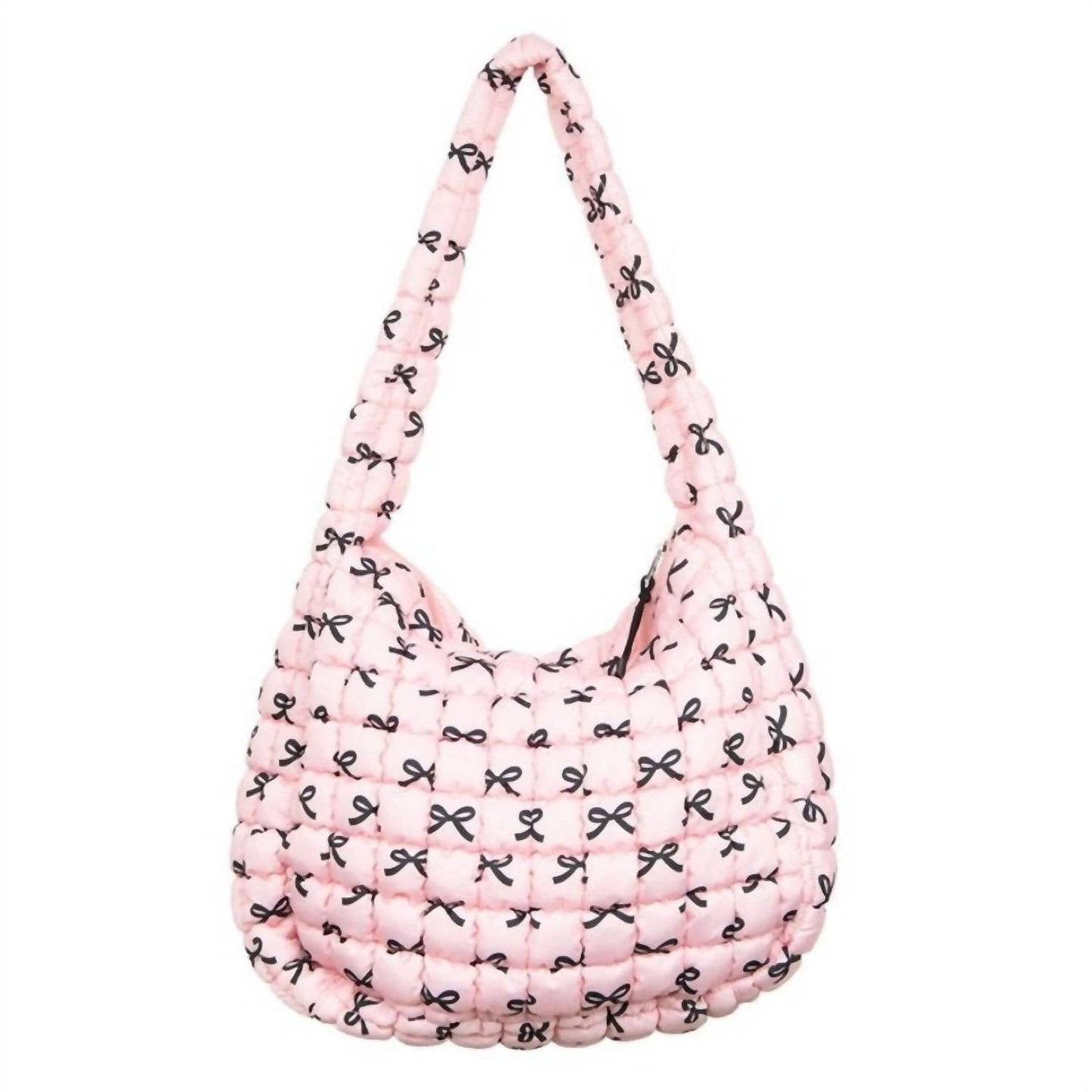 Katydid - Women's Coquette Bows Oversized Slouchy Tote Bag