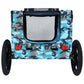 Outdoor Heavy Duty Collapsible Pet Bike Trailer with 16-Inch Wheels