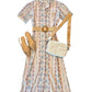Beau & Ro - Kris Ikat Stripe Maxi Dress