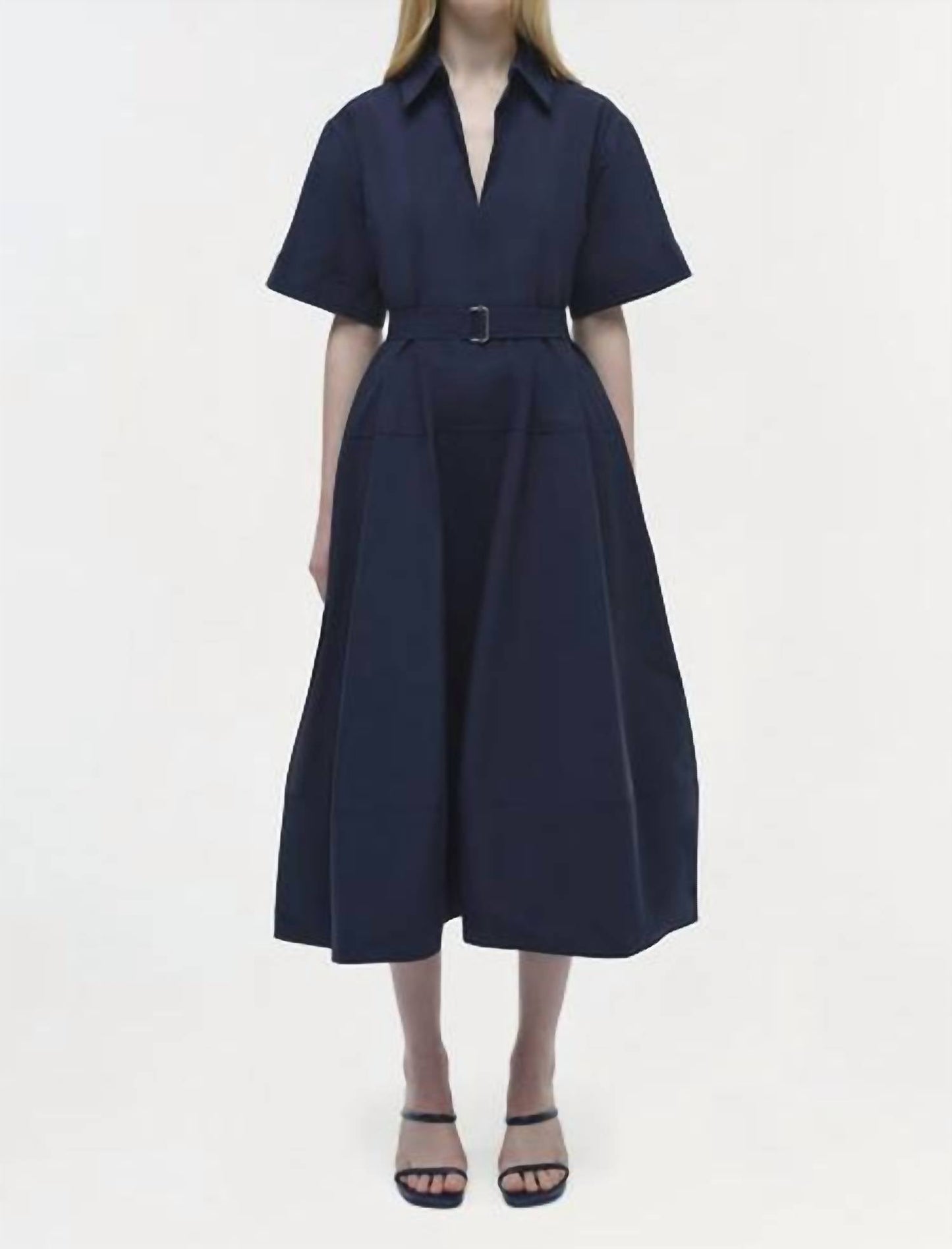 Jonathan Simkhai - Deanna Short Sleeve Belted Mini Dress