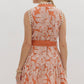 Entro - Celestine Embroidered Lace Mini Dress