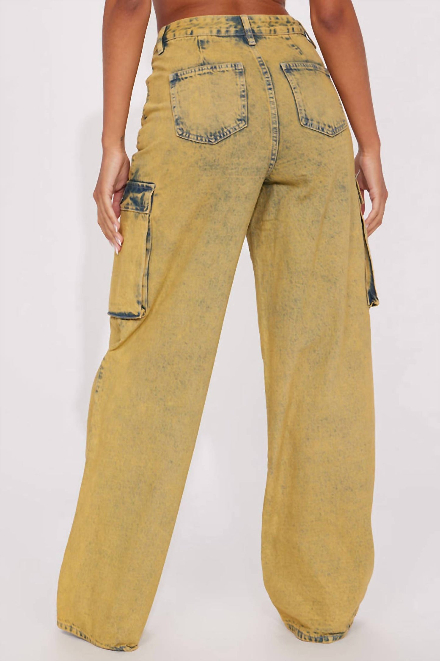 Fashion Nova - Cargo Baggy Jeans