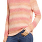 Women's Pink Space Dye Sweater - Small