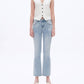 Bayeas - Mid Rise Bootcut Denim Jeans