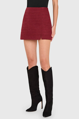 Amanda Uprichard - Dale Tweed Mini Skort