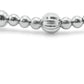 Stia - Diamond Cut & Plain 3 To 1 Stretch Bracelets