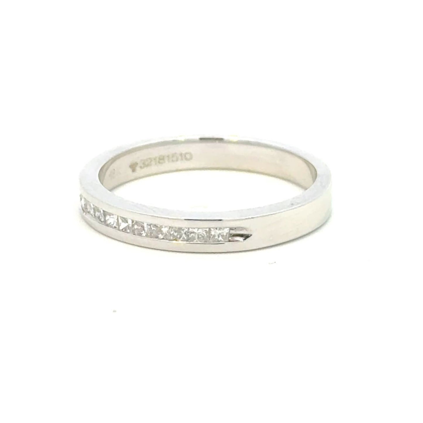 Aamiaa - 0.10 Carat Natural Diamond Princess Cut Channel Band