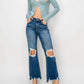 Risen - High Rise Straight Crop Jean