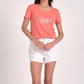 Elan - Ciao Bella Scoop Neck Tee Shirt