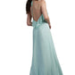 Jasmine Bridal - Poly Chiffon Long Bridesmaid Dress with Jewel Neckline