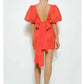 Ina Fashion - Open Bow Back Mini Dress