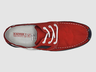Kcr Group - Sapatos náuticos de couro para docas masculinos