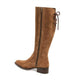 Born - Women's Cotto Back Lace Up Suede Leather Knee High WIDE CALF Riding Boots
