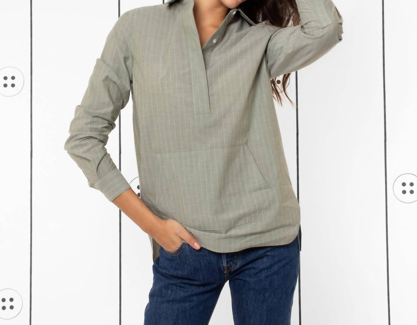 Thirteen Seven - Trapezoid Pullover