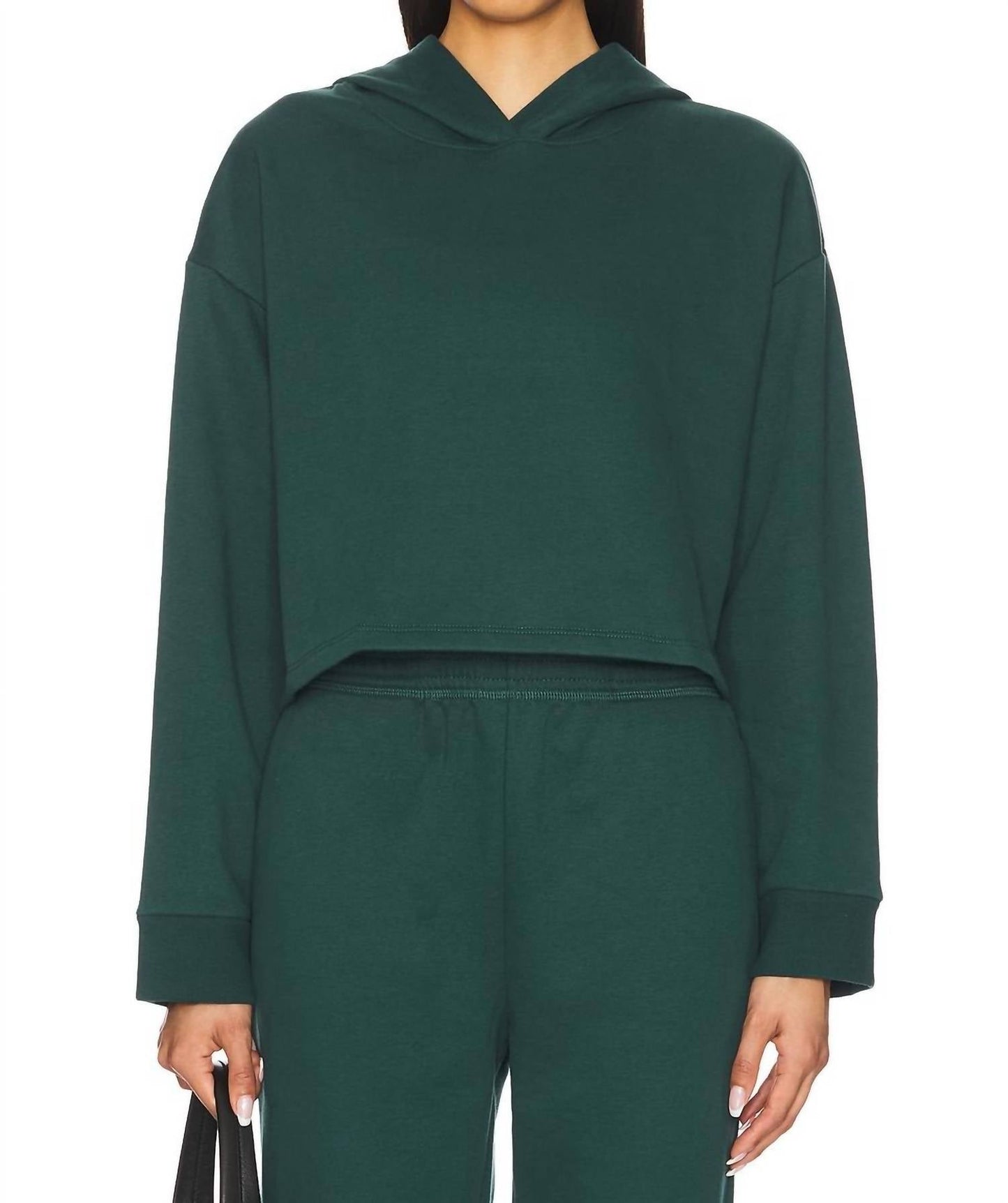 Beyond Yoga - Luxefleece Happiness Cropped Hoodie Top