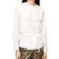 Topshop - Satin Waist Tie Blouse
