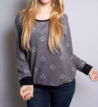 B Flawless - Blusa Raglan com Estampa de Estrelas