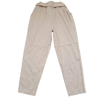 Calvin Klein - Calça de linho com amarração na cintura