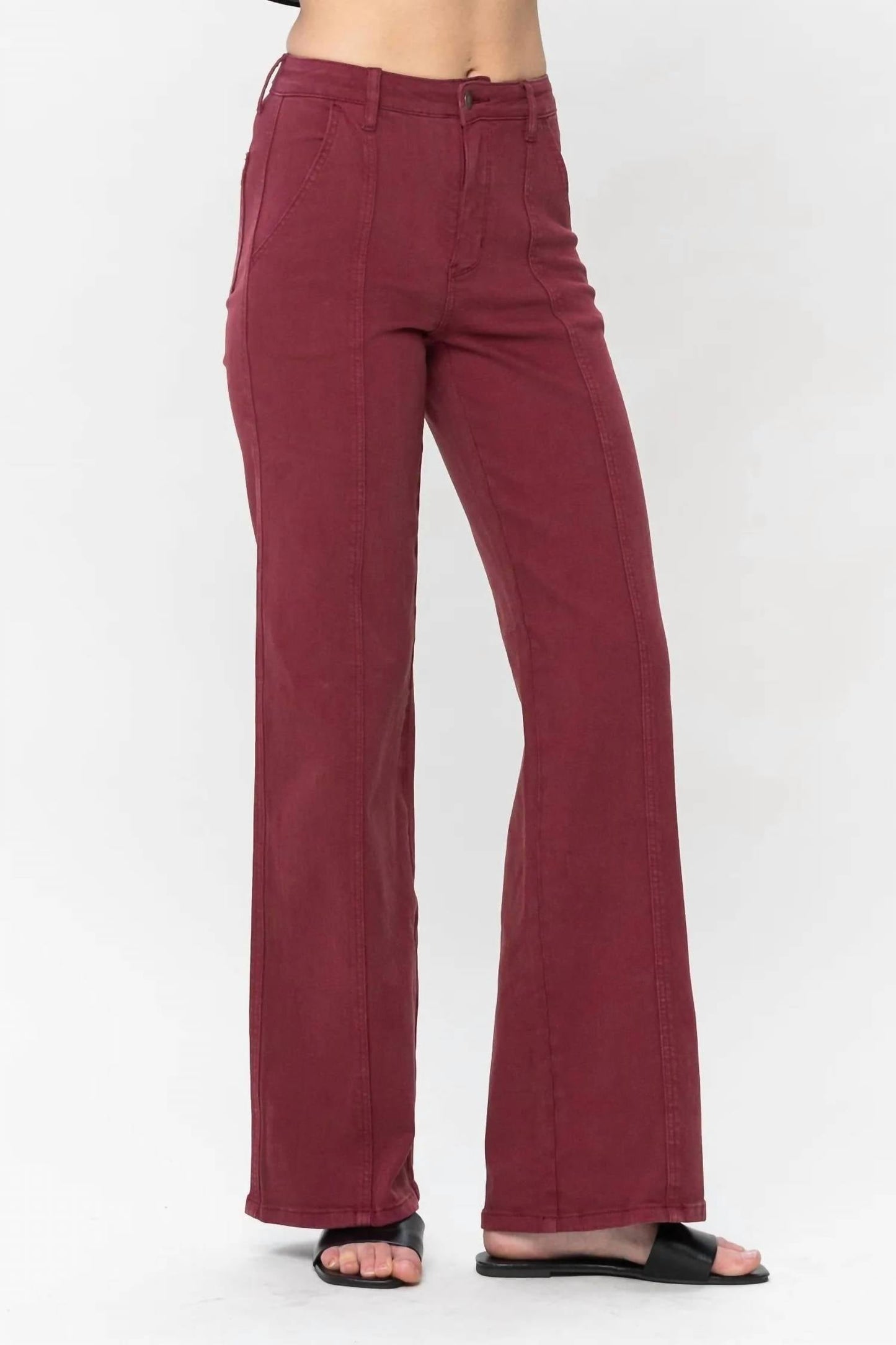 Judy Blue - Garment Dyed Straight Jean