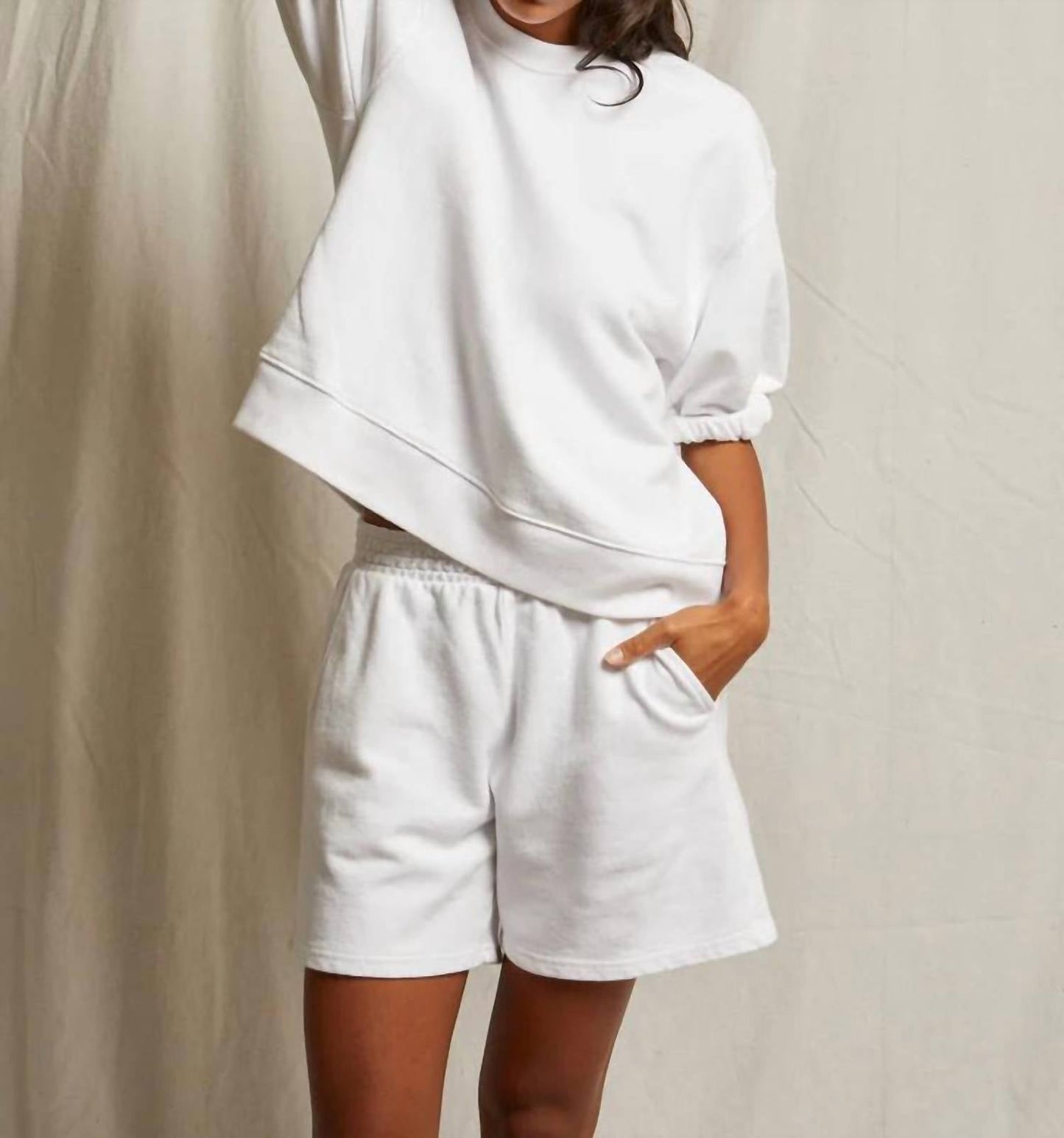 Perfectwhitetee - Rebecca Puff Sleeve Sweatshirt