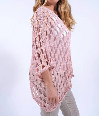 Tees By Tina - Oceana Open Knit Topper