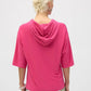 Joseph Ribkoff - Hooded Short Sleeve Boxy Top