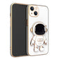 3d Astronaut Electroplated Anti-drop Phone Case with Stand