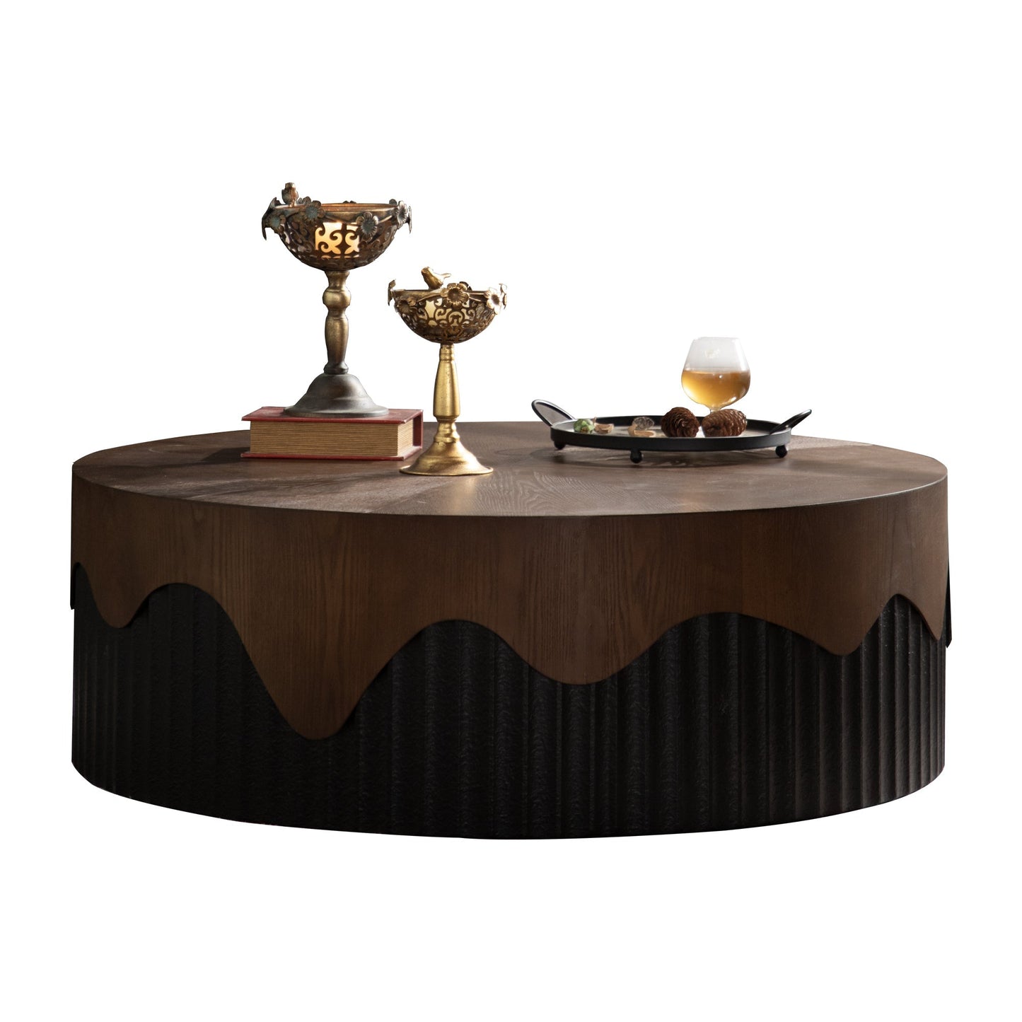 38.97' Round Coffee Table Handcrafted