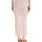 Steve Madden - Liliana Side-slit Crochet Pull-on Skirt