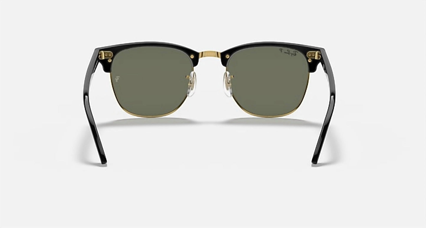 Ray Ban - Clubmaster Classic Medium Polarized Sunglasses Rb3016 - 901 - 58