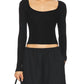 Enza Costa - Silk Knit Ballet Top